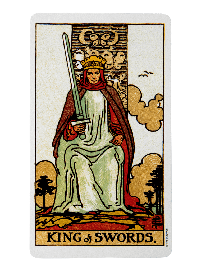 King of Swords, one of the Court Tarot Cards