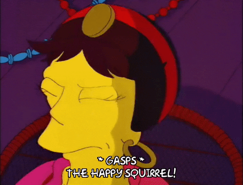 The Happy Squirrel Card