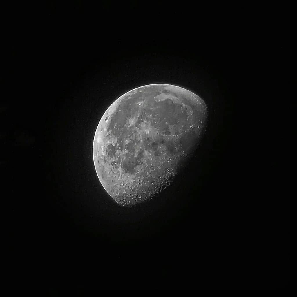 What'S The Best Moon Phase For Tarot Reading? All 8 Ranked A close up of a waning gibbous in the dark sky