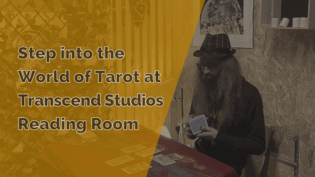 Step into the world of tarot at transcend studios reading room