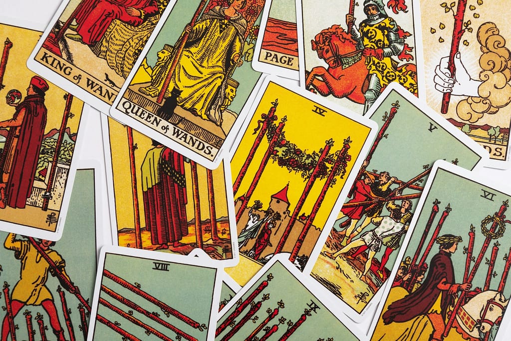 Is Tarot Witchcraft? Debunking Myths And Misconceptions 3 Tarot cards on a table