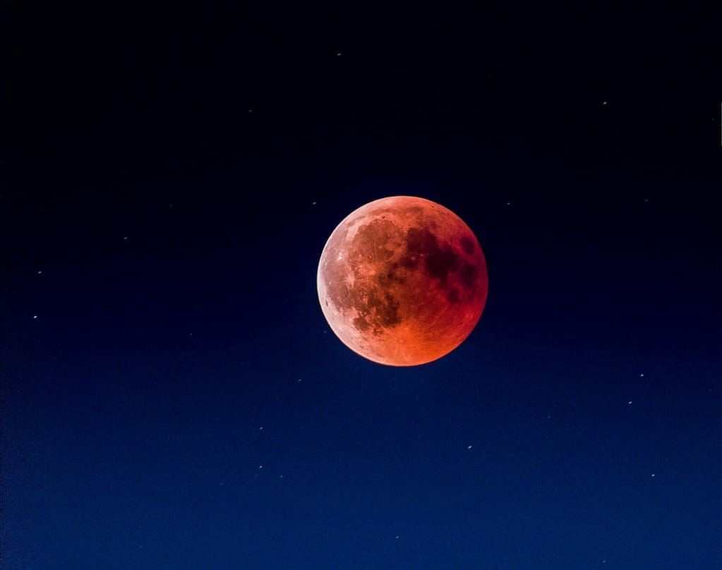 Explore Tarot, Journalling and Meditation in Manchester 4 blood moon at night time