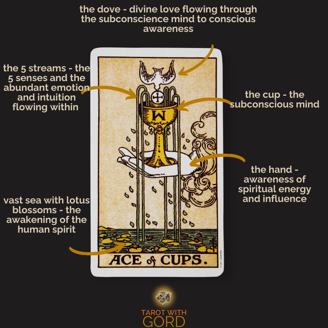 Tarot Card Meaning 2 Ace of cups 1