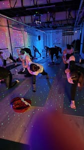 Candlelight yoga