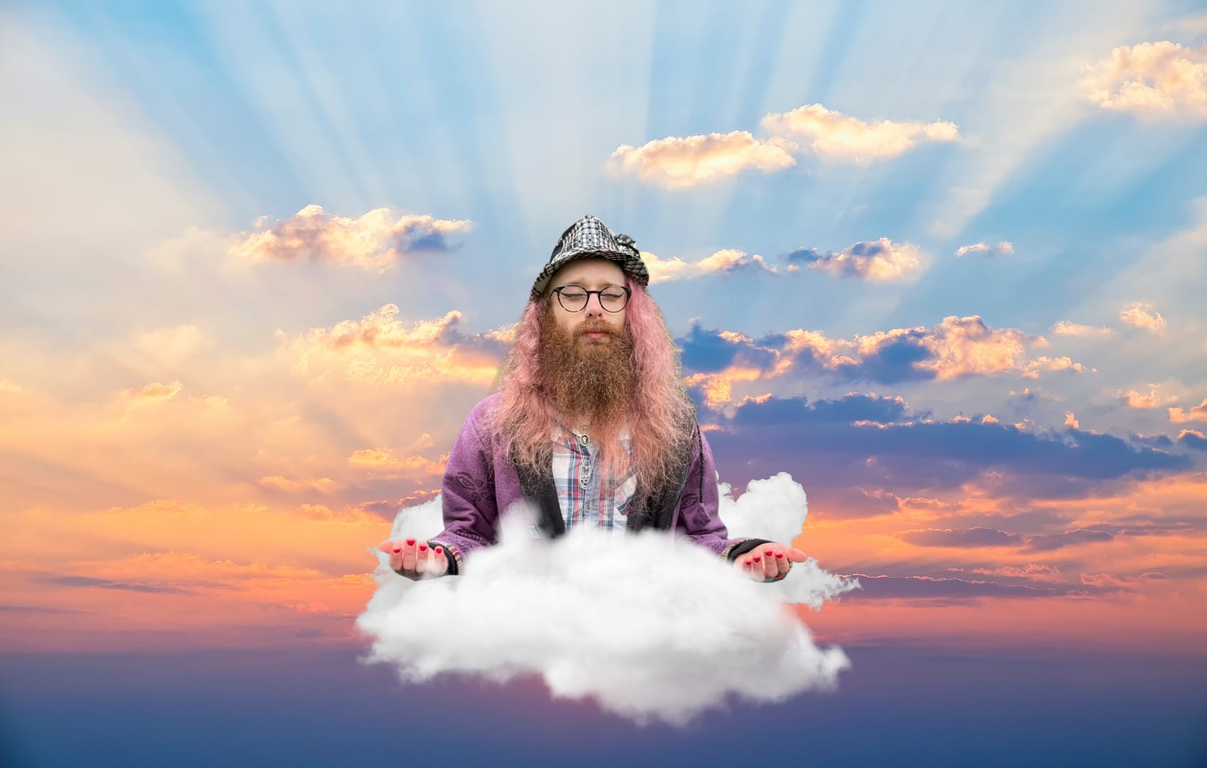 Gord Meditating on a Cloud