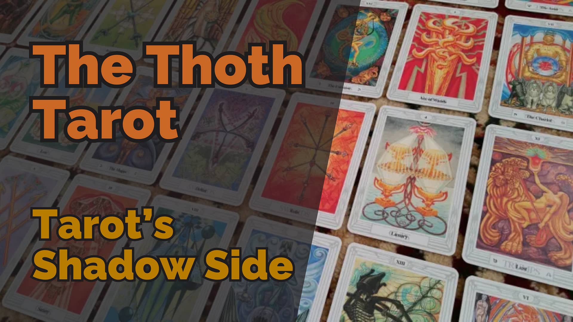 The thoth tarot tarots shadow side