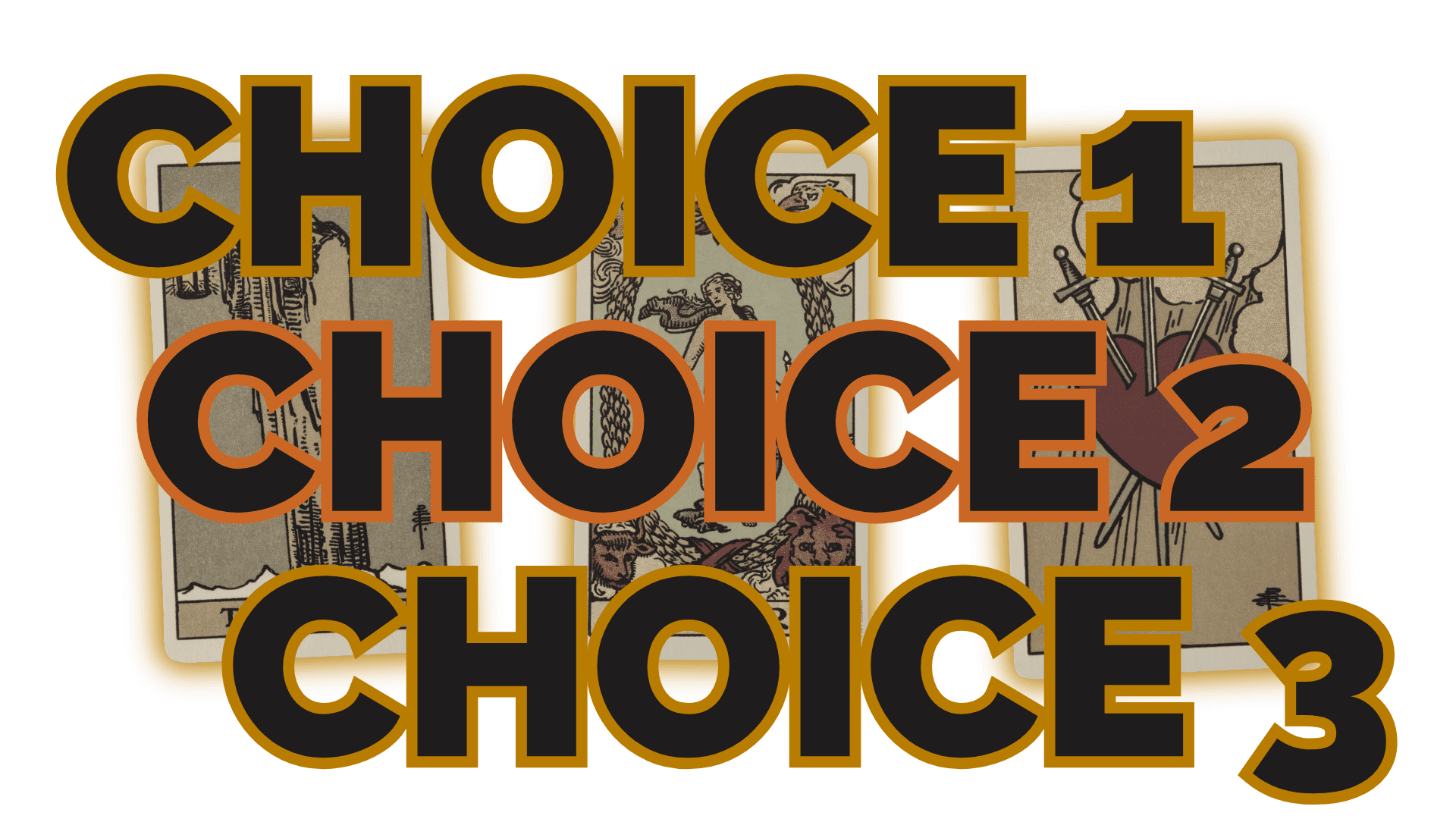 Choice 1 choice 2 choice 3