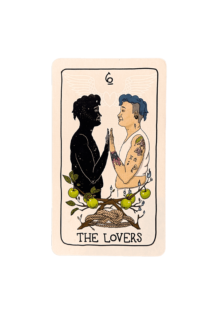 The lovers tarot card (fifth spirit tarot)