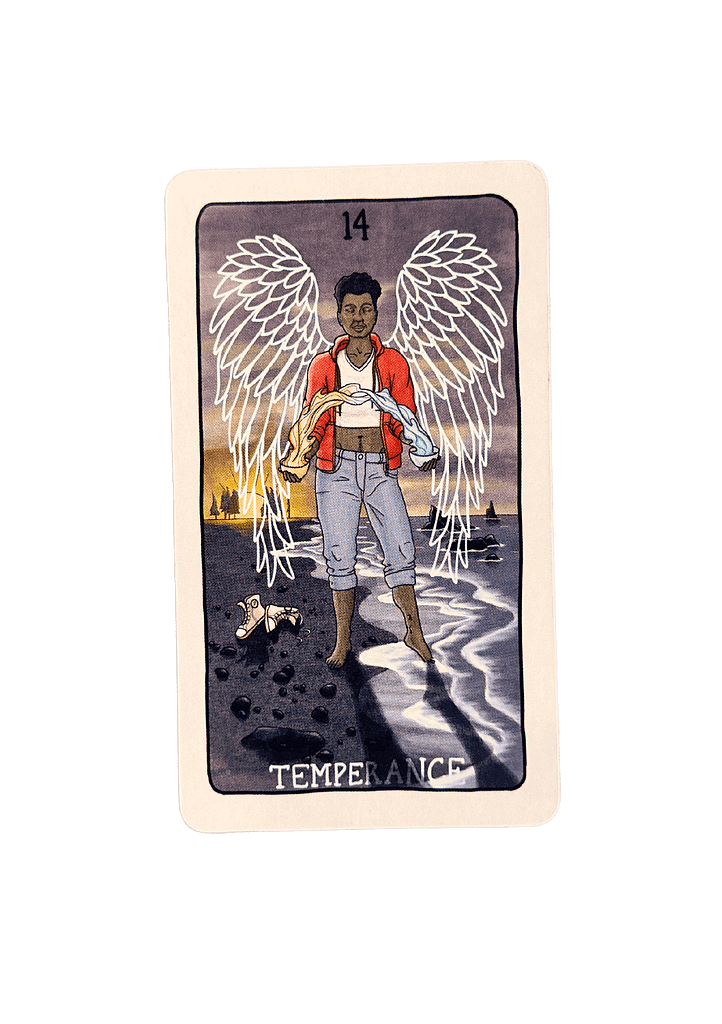 Temperance tarot card (fifth spirit tarot)