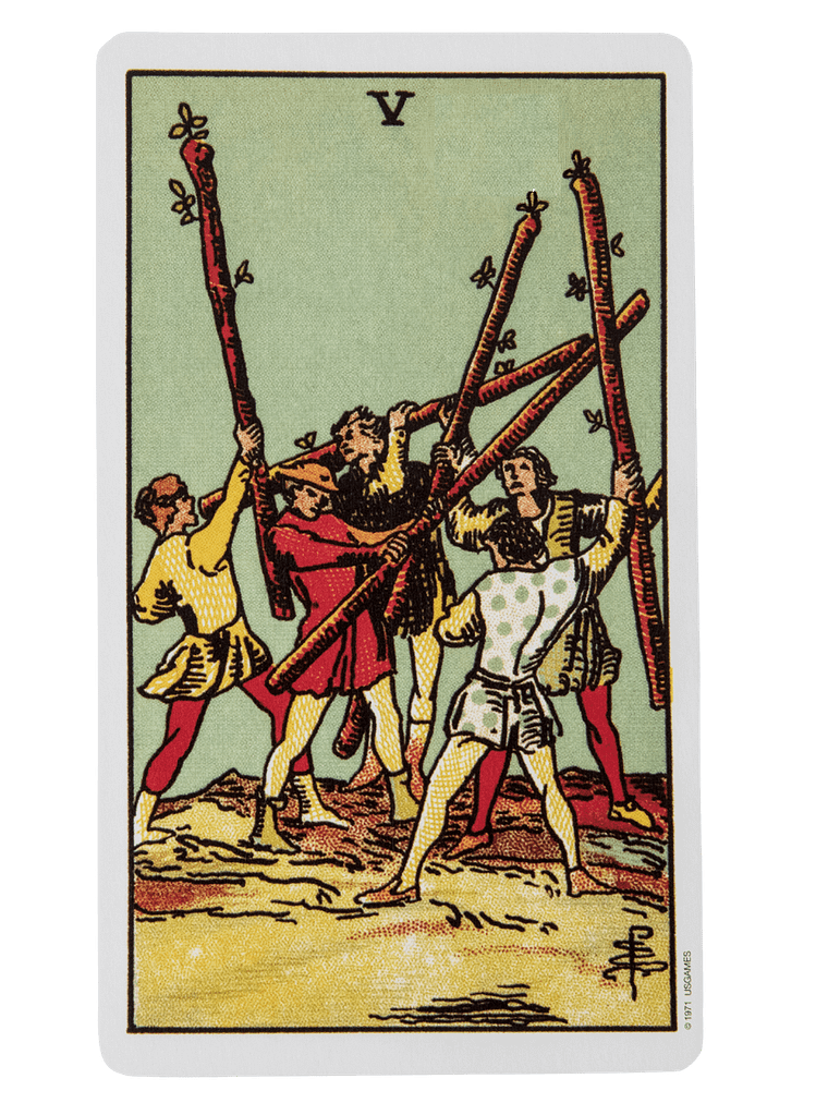 Five of wands