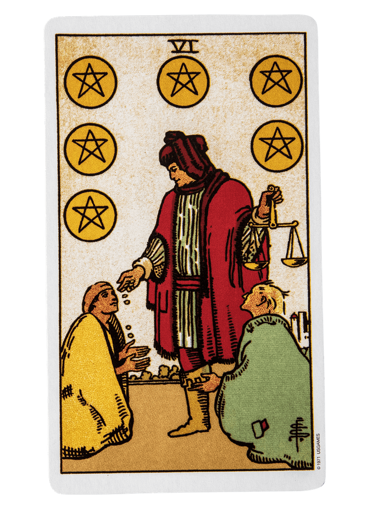 Six of pentacles