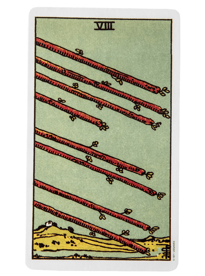 Eight of wands