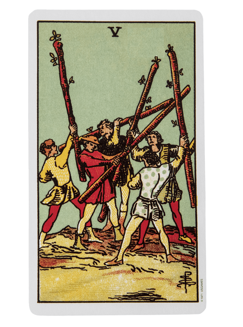 Five of wands