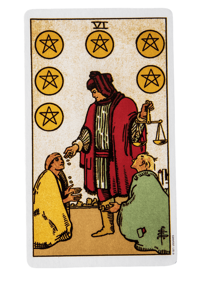 Six of pentacles