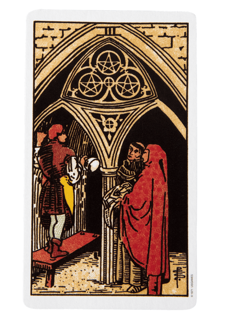 Three of pentacles