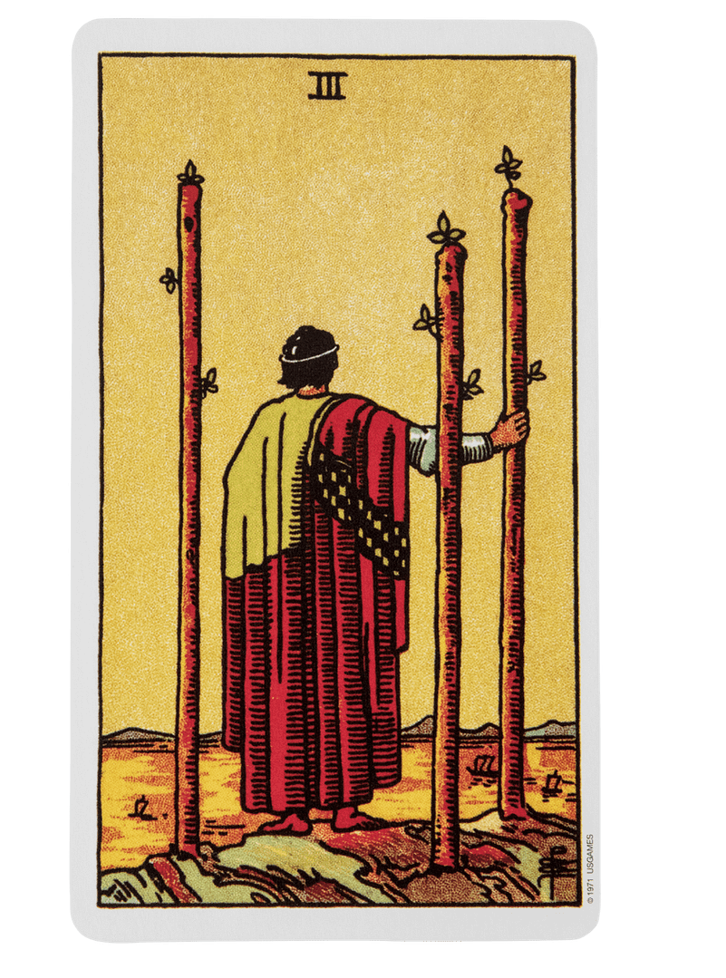 Three of wands