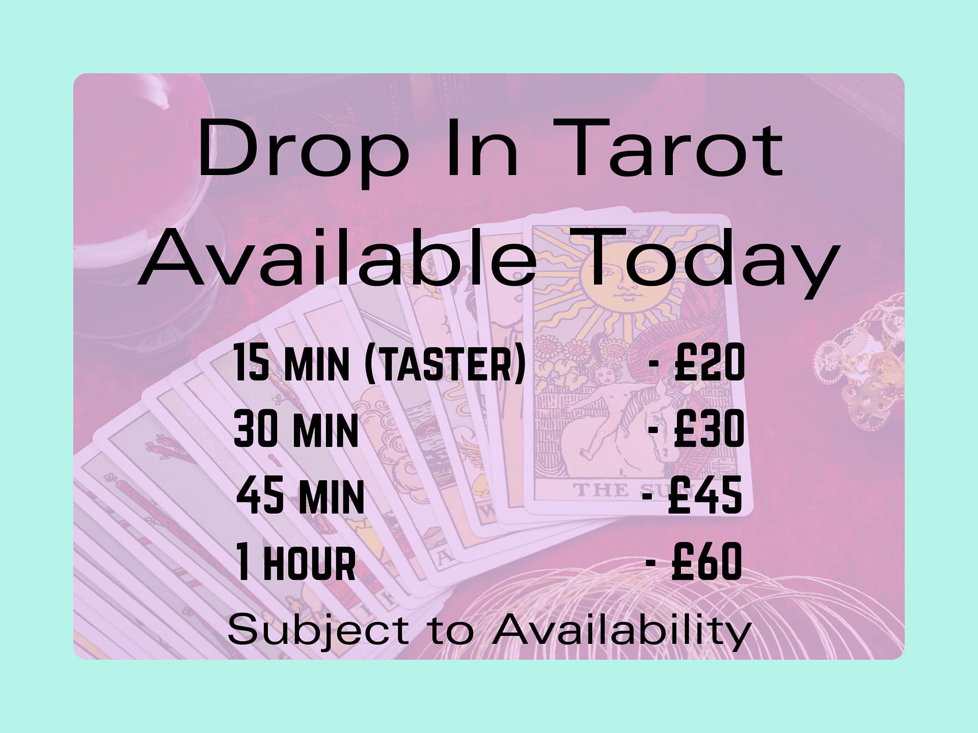 Drop In Tarot Available Today 1