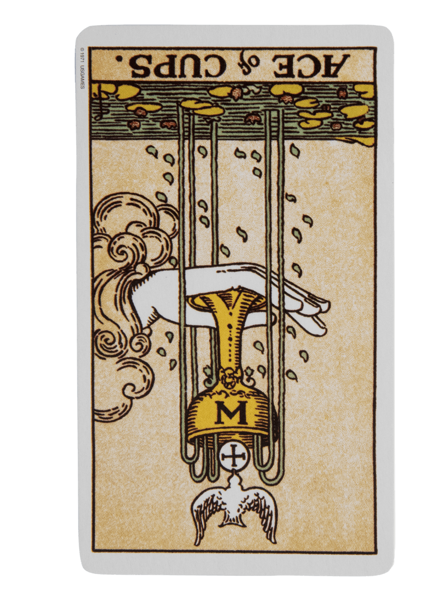 What Tarot Card Indicates The End Of A Relationship? 4 Ace of cups edited